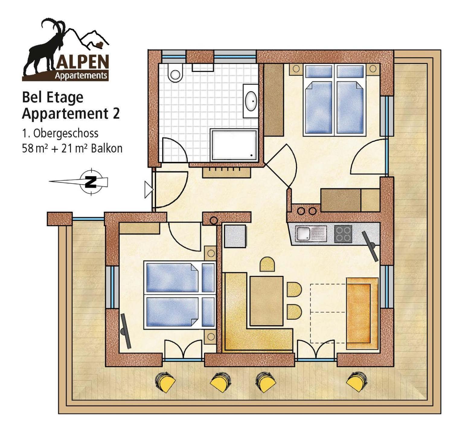 Alpen Appartement BelEtage Mayrhofen Zimmer foto
